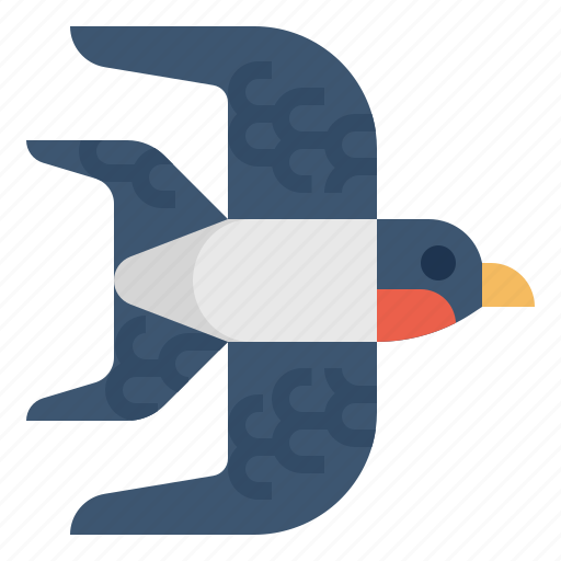 Animal, bird, swallow, fly icon - Download on Iconfinder