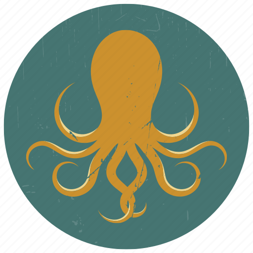 Octopus, octopus logo, sea, sea animal, sea creature, sealife, underwater icon - Download on Iconfinder