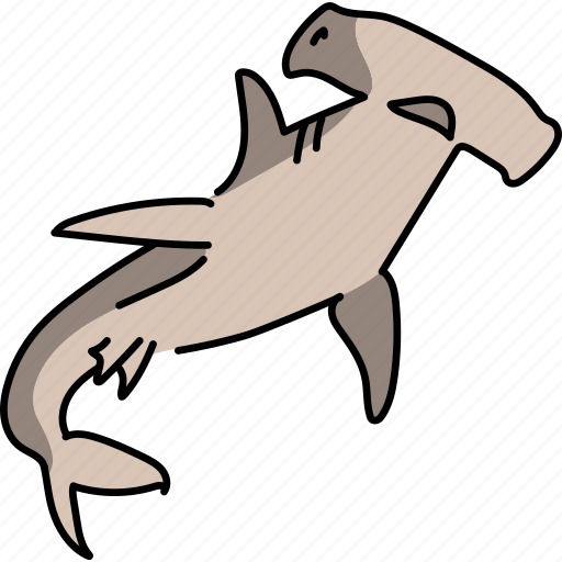 Mammal, hammerhead, shark icon - Download on Iconfinder