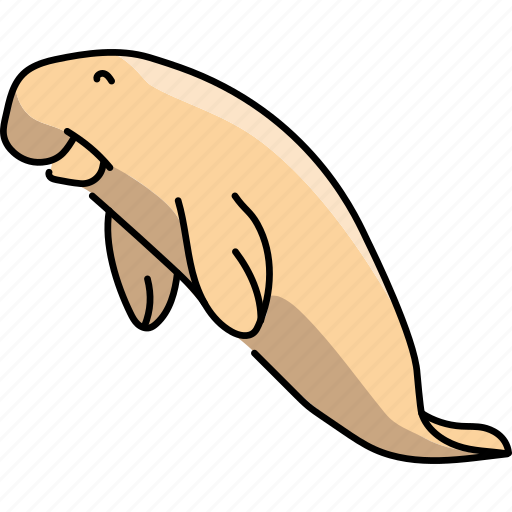 Marine, mammal, dugong icon - Download on Iconfinder