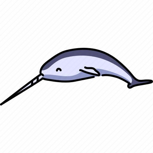 Marine, narwhal, mammal icon - Download on Iconfinder