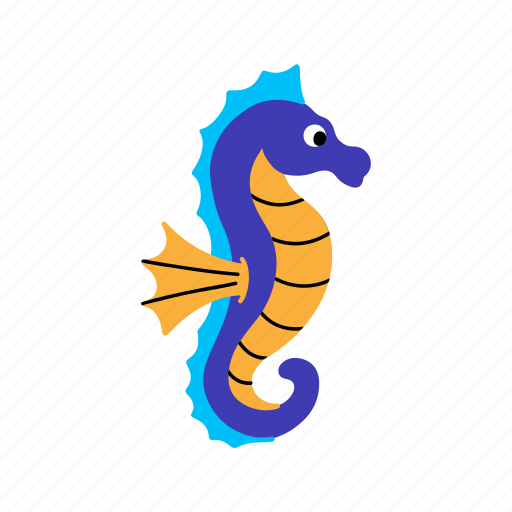 Animal, sea, ocean, fish, aquarium, aquatic, hippocampus icon - Download on Iconfinder