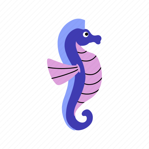 Animal, sea, ocean, fish, aquarium, hippocampus, marine icon - Download on Iconfinder