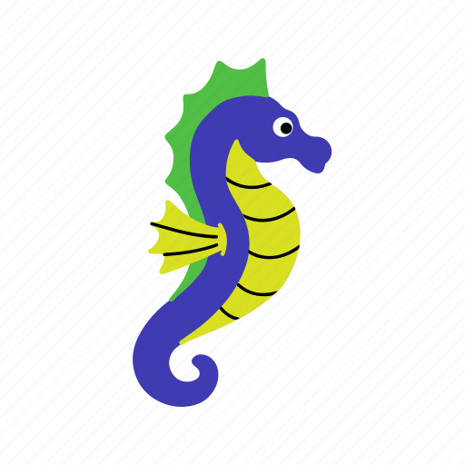Animal, sea, ocean, fish, aquatic, hippocampus, marine icon - Download on Iconfinder