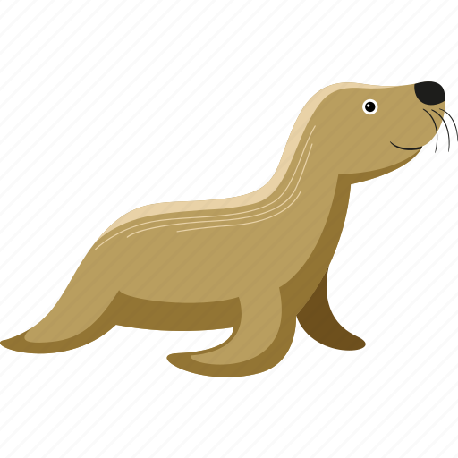 Seals, cartoon, ocean, aquatic, underwater, cute, wildlife icon - Download on Iconfinder