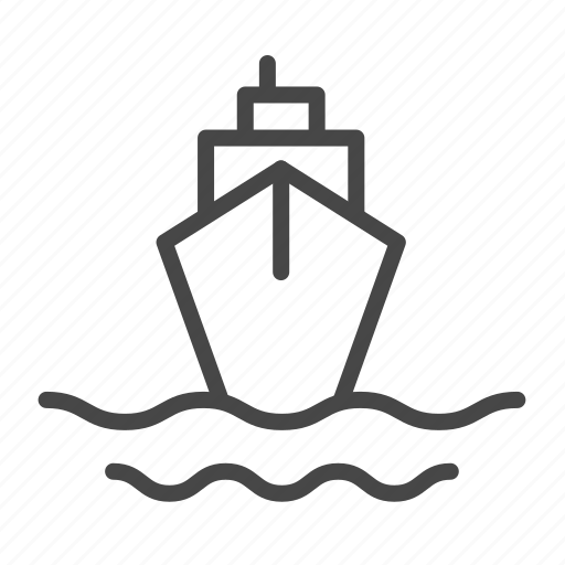 Sea freight, ship, containership, vessel, shipping, logistics, delivery icon - Download on Iconfinder
