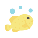 yellow, boxfish, fish, marine, animal, sea
