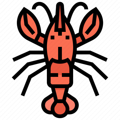 Crayfish, lobster, prawn, seafood, shrimp icon - Download on Iconfinder