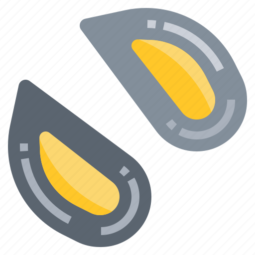Mussel, seafood, shell, shellfish icon - Download on Iconfinder