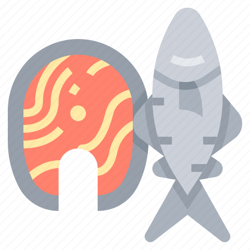 Fish, healthy, salmon, seafood, steak icon - Download on Iconfinder