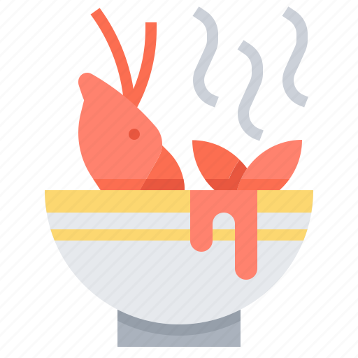 Crayfish, prawn, sea, seafood, shrimp, suop icon - Download on Iconfinder