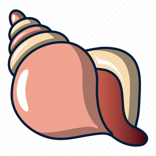 Animal, cartoon, logo, object, seashell, shell, shellfish icon - Download on Iconfinder