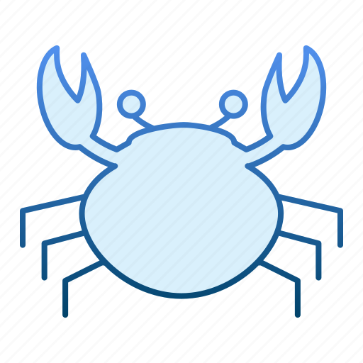 Crab, sea, ocean, food, seafood, animal, claw icon - Download on Iconfinder