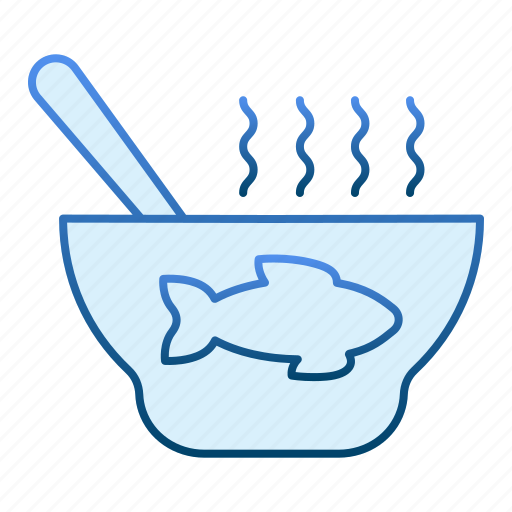 Soup, fish, food, hot, bowl, plate, ingredients icon - Download on Iconfinder