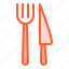 cutlery, fork, kit, knife, utensil 