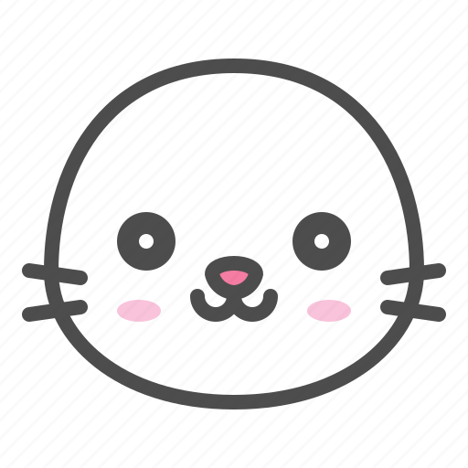 Animal, avatar, emoji, face, seal, smile icon - Download on Iconfinder