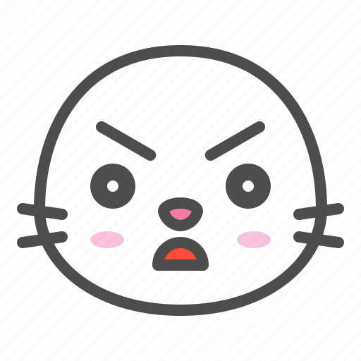 Animal, avatar, emoji, face, seal, serious icon - Download on Iconfinder