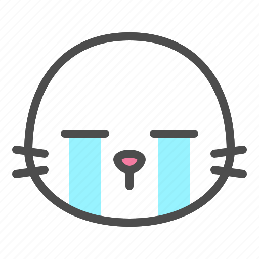Animal, avatar, cry, emoji, face, seal icon - Download on Iconfinder
