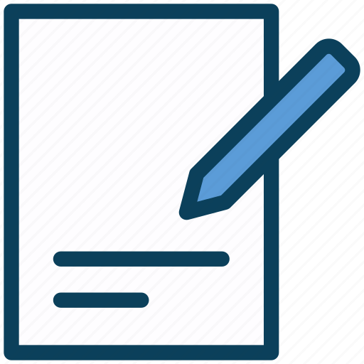 Seo, document, write, pencil, paper icon - Download on Iconfinder