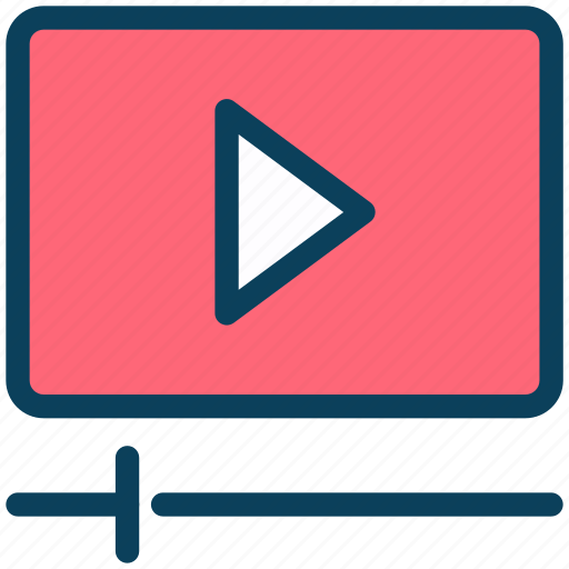Seo, media play, video, streaming, player icon - Download on Iconfinder
