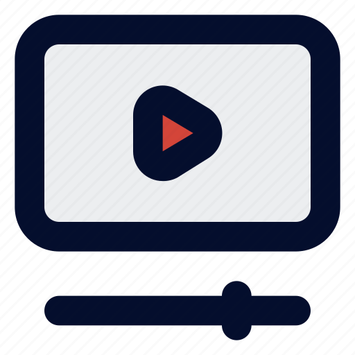 Video, player, web, multimedia, screen, movie icon - Download on Iconfinder