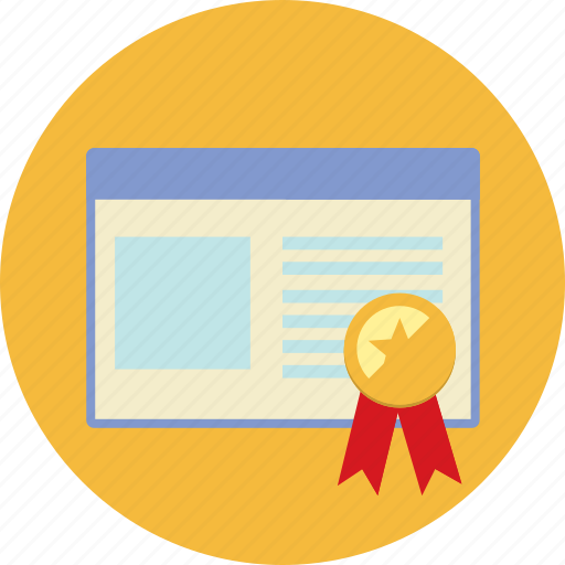 Approval, certificate, certification, gurantee, seo icon - Download on Iconfinder
