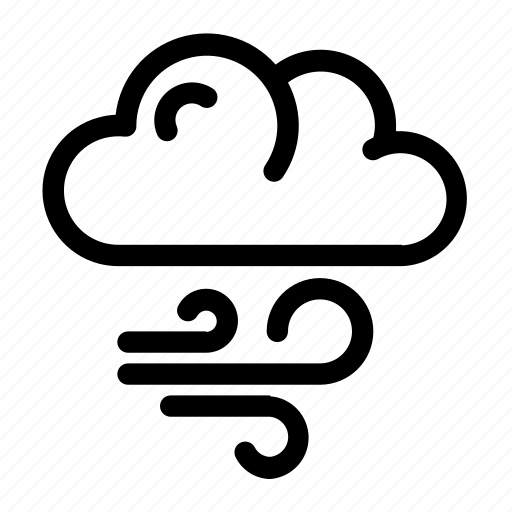 Cloud, sky, thunderstorm, weather, windy icon - Download on Iconfinder