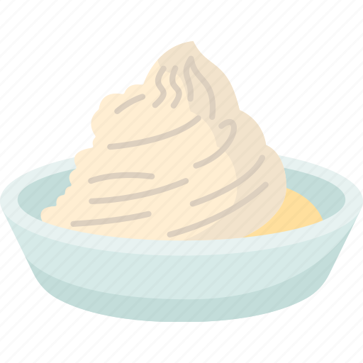 Cream, yogurt, sour, dip, bowl icon - Download on Iconfinder