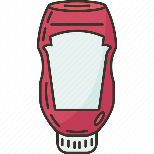 Ketchup, bottle, sauce, tomato, condiment icon - Download on Iconfinder