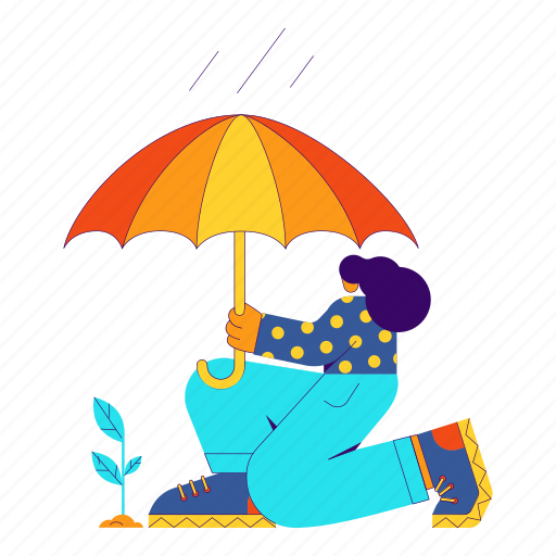 Protect, computer, protection, virus, safety, umbrella, security illustration - Download on Iconfinder