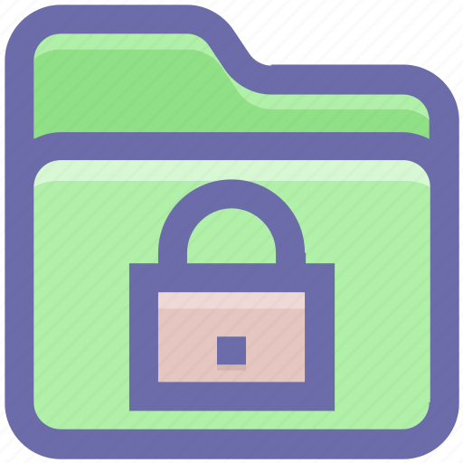Encryption, files, folder, folder lock, lock, locked, safety icon - Download on Iconfinder