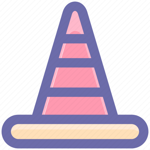 Alert, cone, construction, equipment, road security, traffic icon - Download on Iconfinder