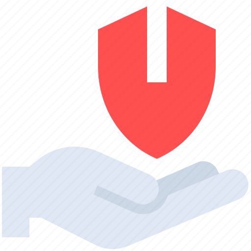 Hand, protection, security, shield, ssfety icon - Download on Iconfinder