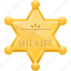 badge, law enforcement, lustice, police, security, sheriff 