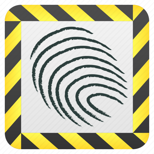 Evidence, fingerprint, forensic, justice icon - Download on Iconfinder