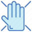 gesture, hand, prohibited, prohibition, stop