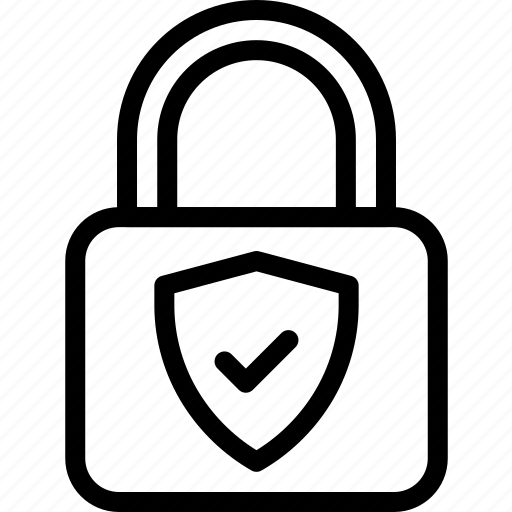 Padlock, verified, shield, security, protected, protection, secure icon - Download on Iconfinder