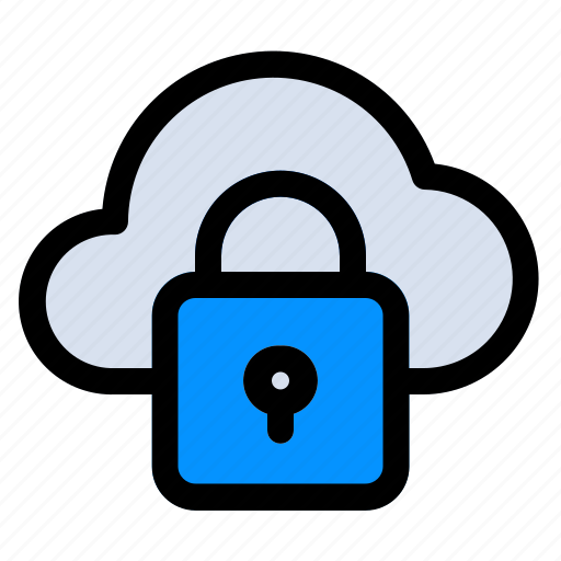 1, cloud, security, web, padlock, protected icon - Download on Iconfinder