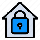 1, home, security, house, padlock, safe