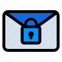 1, mail, padlock, security, malware, virus