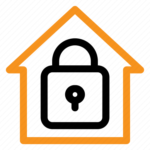 Home, security, house, padlock, safe icon - Download on Iconfinder