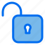 1, unlocked, padlock, open, security, unsecure 
