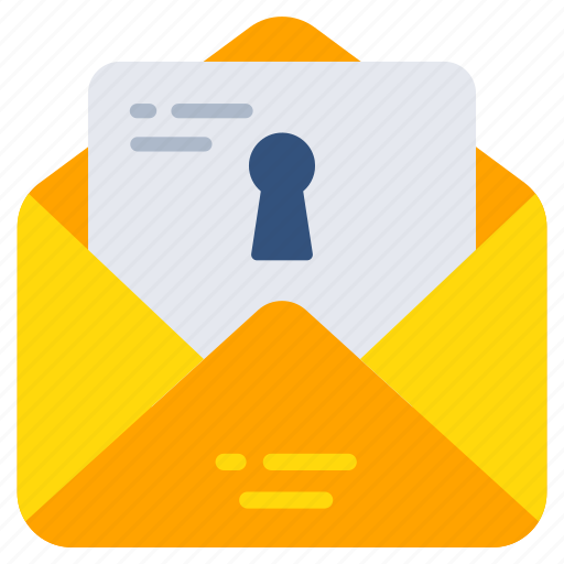 Secure mail, mail security, mail protection, mail safety, locked mail icon - Download on Iconfinder