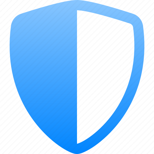Shield, shaded, protection, secure, security, protect, antivirus icon - Download on Iconfinder