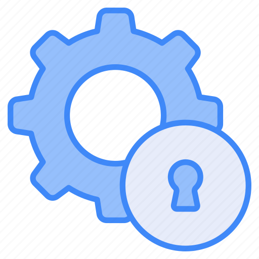 Gear security, setting, process, project, business, gear, technology icon - Download on Iconfinder