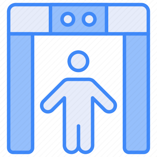 Security gate, secure, check, guard, safety, entry, man icon - Download on Iconfinder