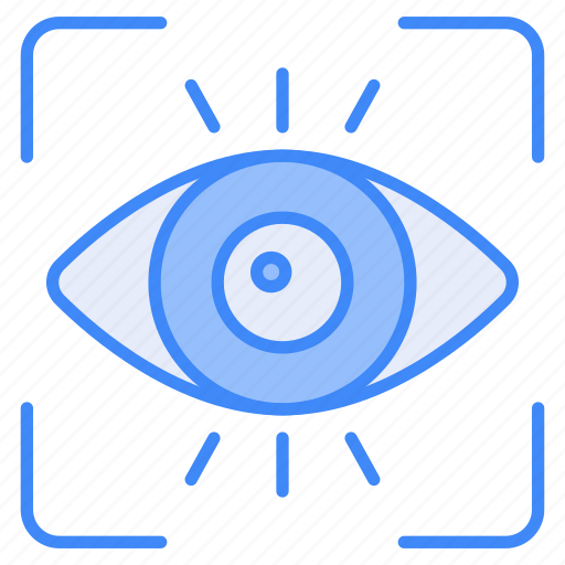 Eye scan, visual, identity, vision, tech, focus, computer icon - Download on Iconfinder