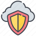 cloud security, shield, safety, storage, protection, security, lock