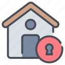 home security, house, home, building, security, shield, lock
