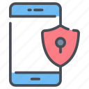 mobile, security, phone, secure, password, protection, shield